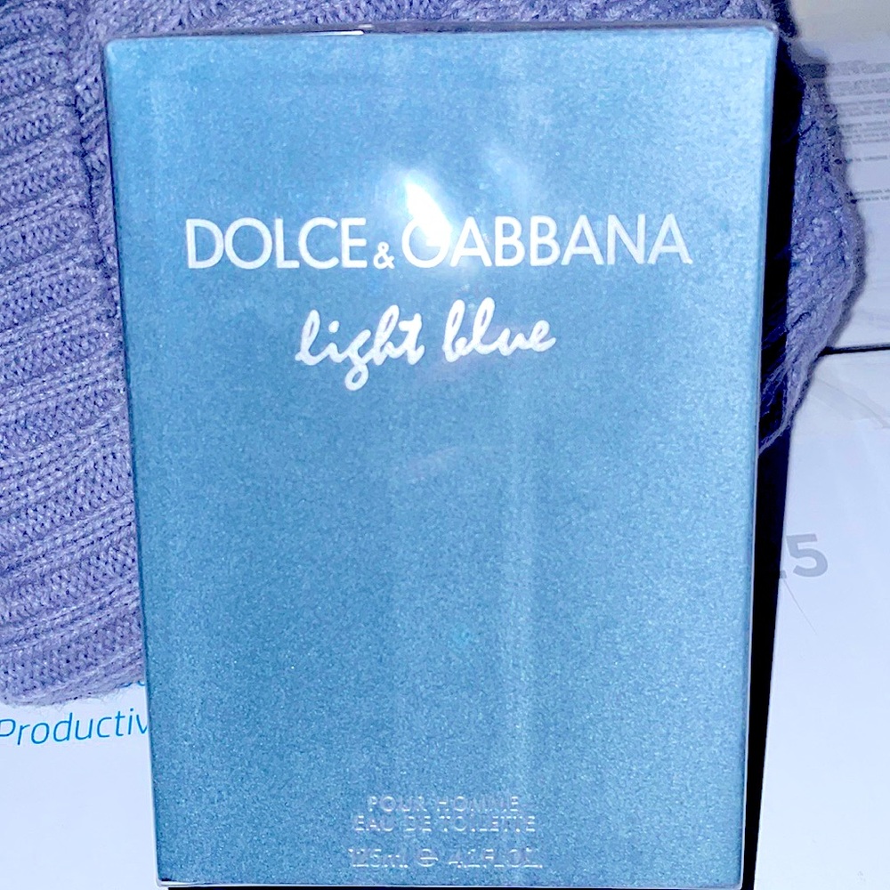 brand new in box not opened clean, crisp scent of Dolce & Gabbana  Light blue